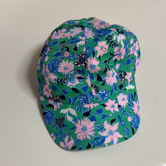 Lilly Pulitzer Accessories - Lilly Pulitzer Pink and Green Floral Cap